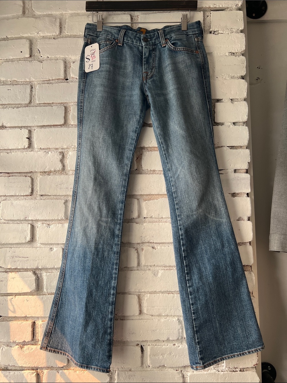 7 For All Mankind Light Blue Flared Jeans premium y2k denim